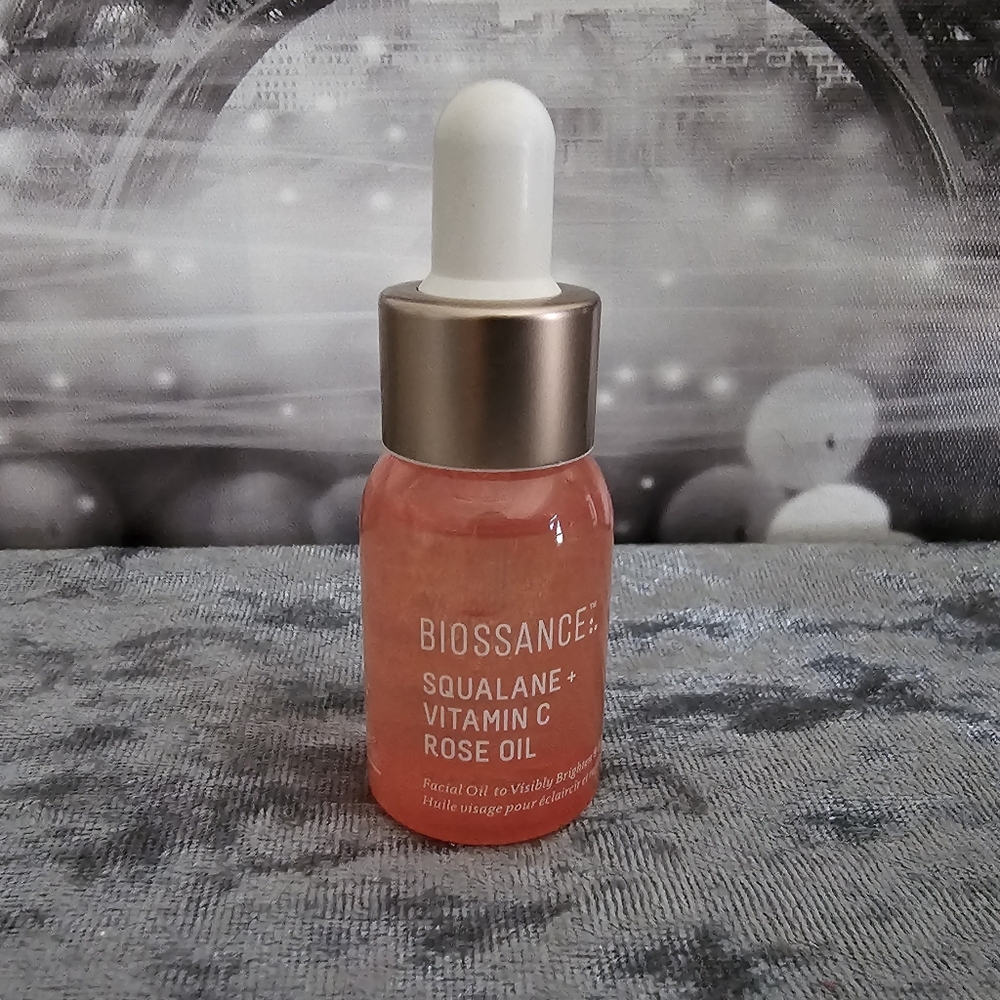 Biossance Vitamin C Rose Brightening and Firming Face Oil + Squalane- 12ml- NEW